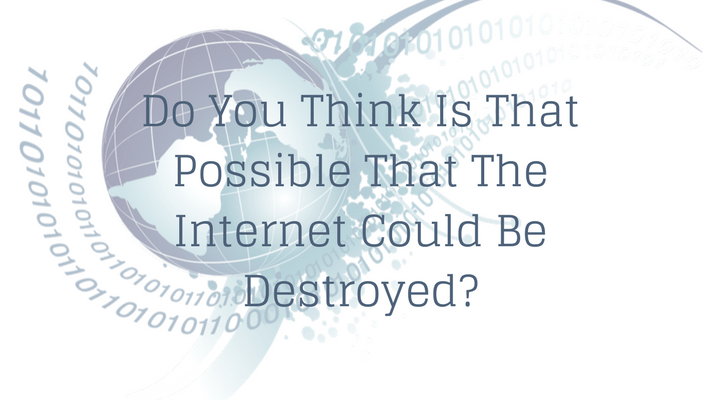 The Internet Could Be Destroyed Main Logo