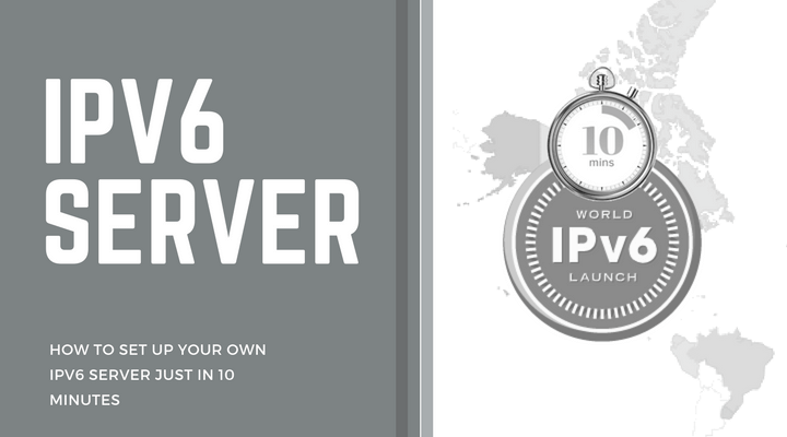 YOUR OWN IPV6 SERVER JUST IN 10 MINUTES Main Logo