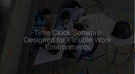 Time Clock Software Designed for Flexible Work Environments